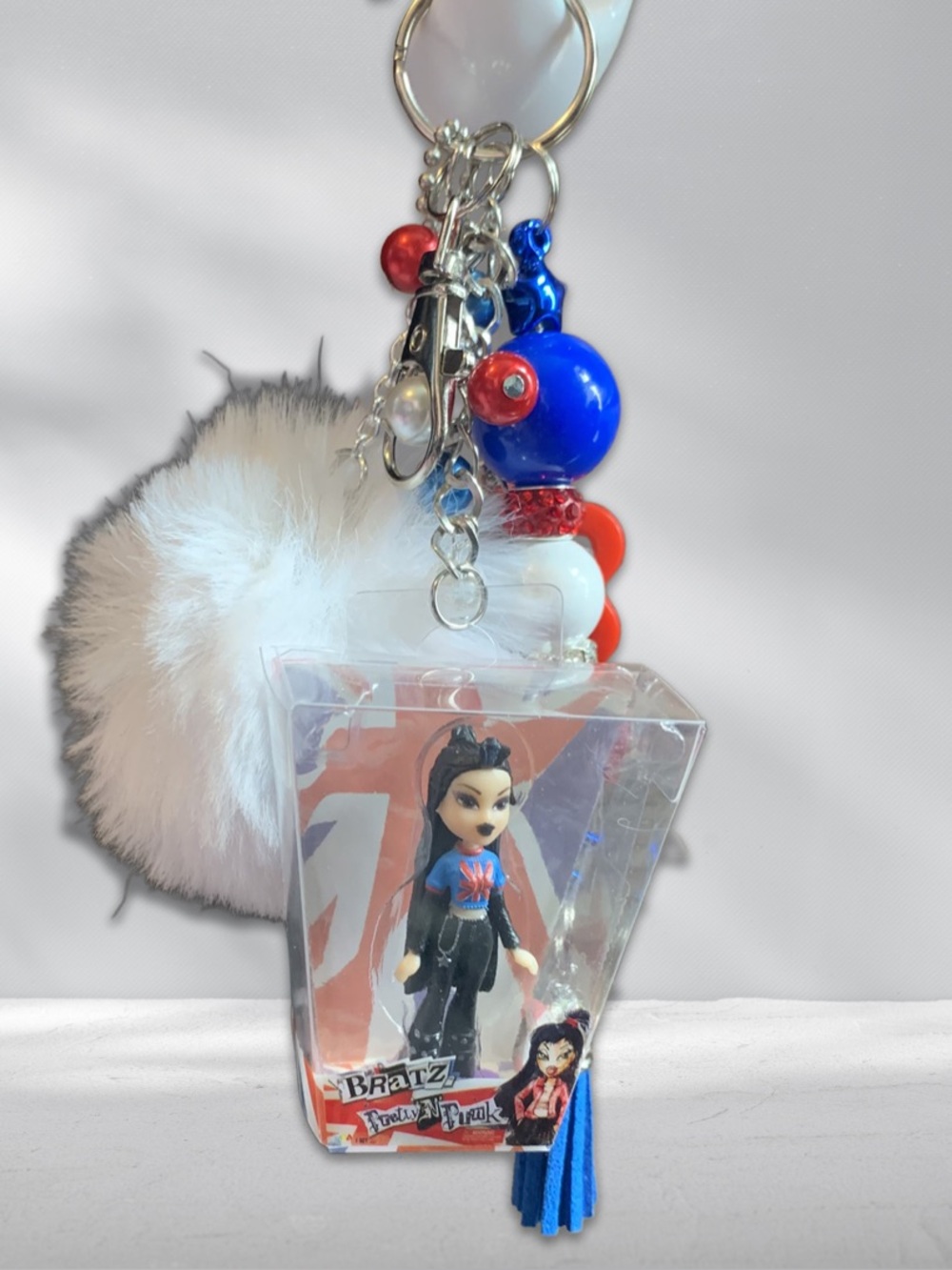 Mini Bratz Doll Bag Charm Keychain